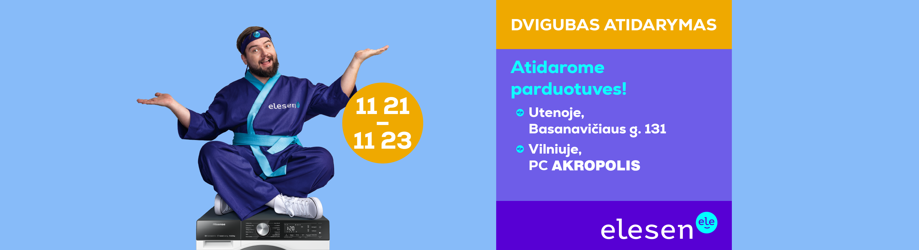 Atidarome parduotuves Utenoje ir Vilniuje PC Akropolis