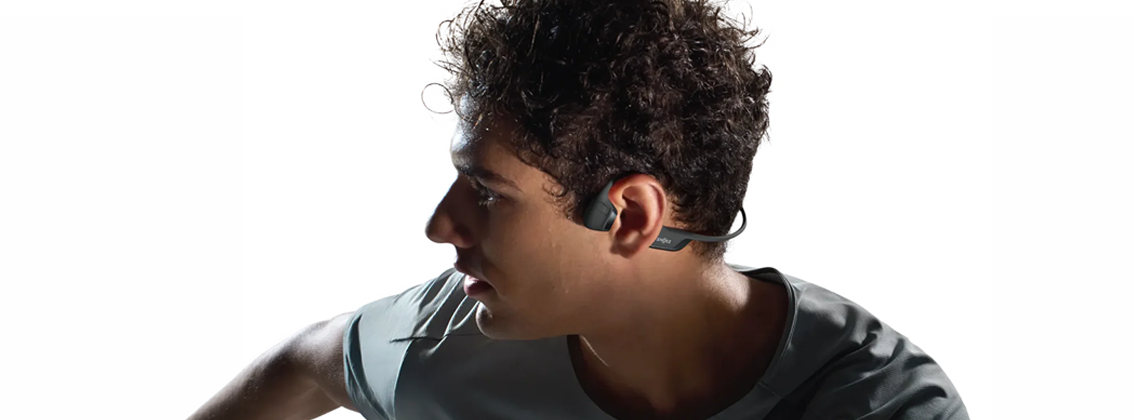 belaidės ausinės shokz elesen