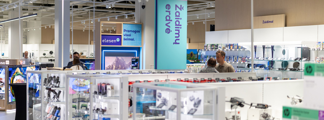 Nauja Elesen parduotuvė PC Akropolis