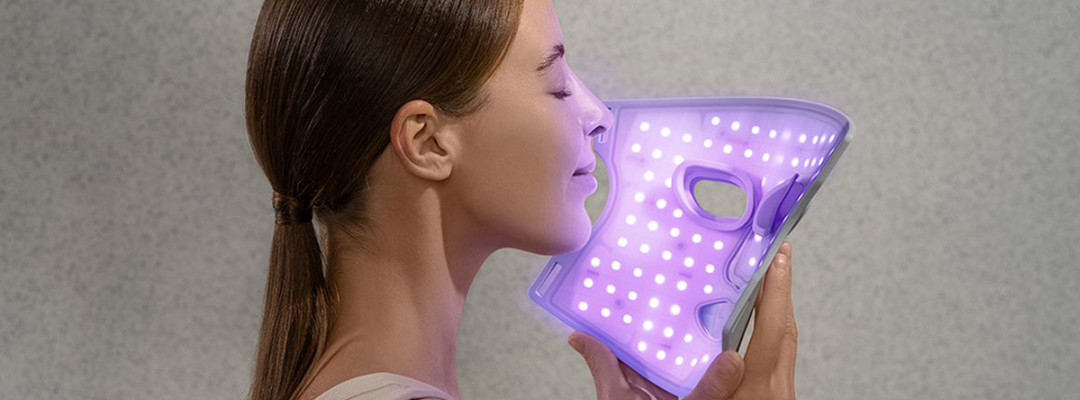Elesen Nanoleaf LED šviesos terapijos veido kaukė
