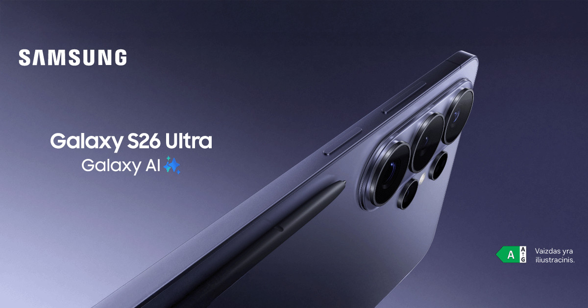 Samsung Galaxy S26, S26+ ir S26 Ultra apžvalga - specifikacijos ir naujovės -image