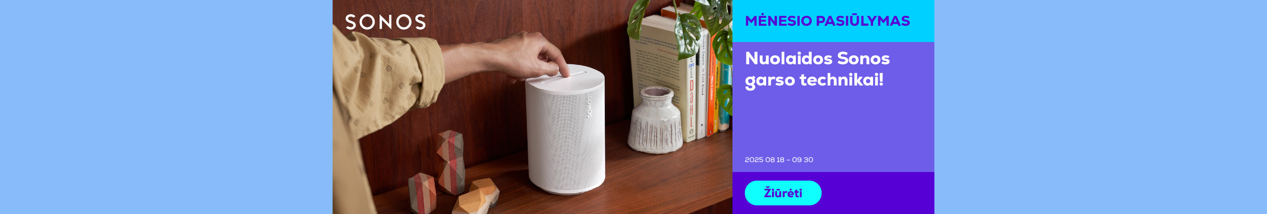 Nuolaidos Sonos garso technikai