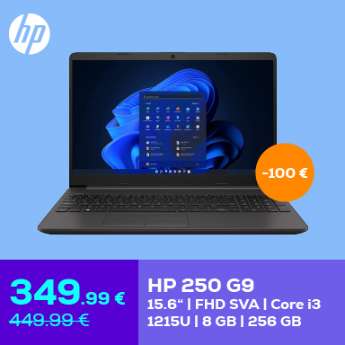 "250 G9
15,6"" | FHD SVA | Core i3 1215U | 8 GB | 256 GB"
