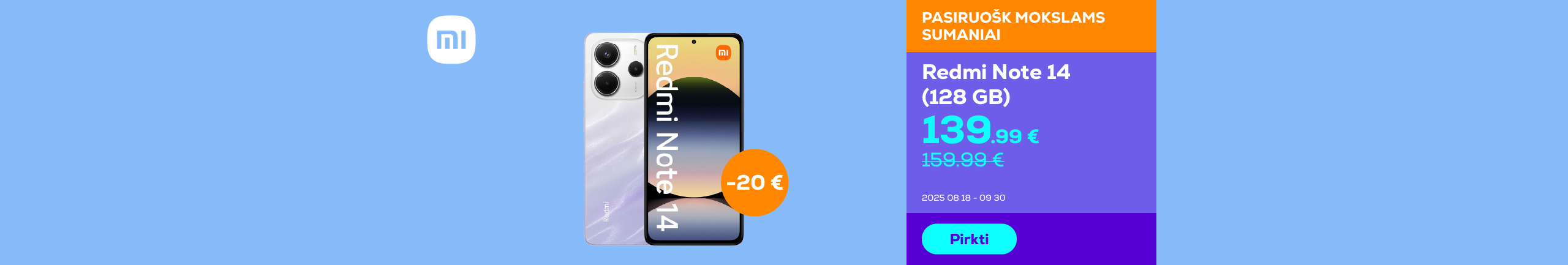 Redmi Note 14 (128GB) smartphone