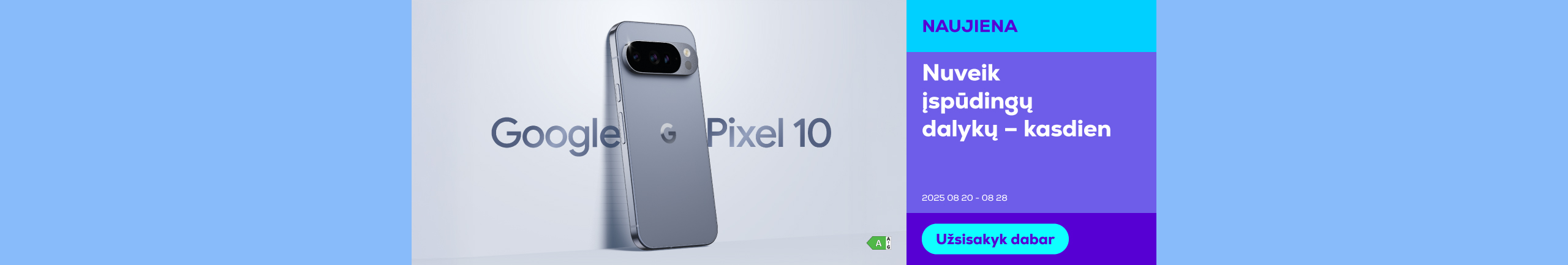 Google Pixel 10 – создавай, делись, вдохновляй.