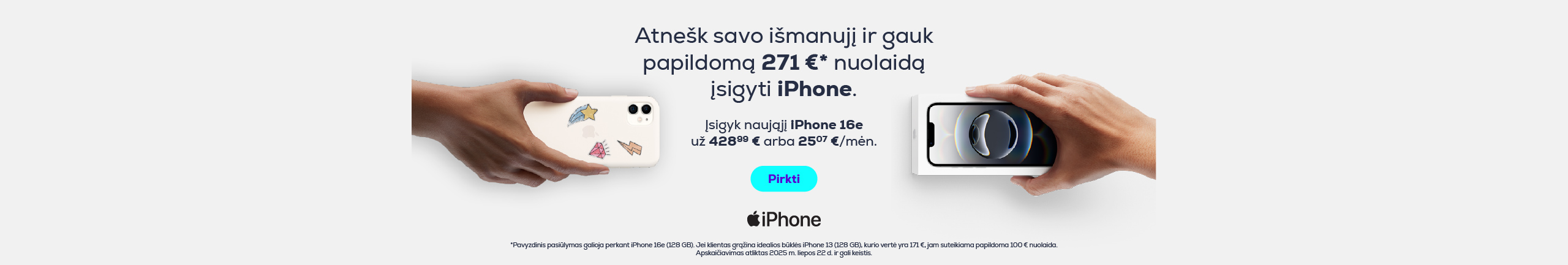 Get an additional discount of up to €100 on a new iPhone