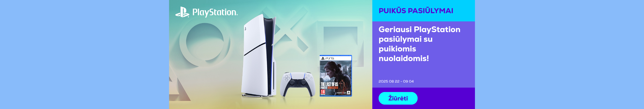 Geriausi PlayStation pasiūlymai su puikiomis nuolaidomis!