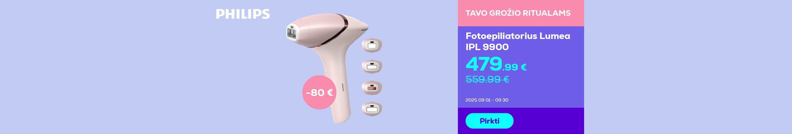 Hair removal Lumea IPL 9900