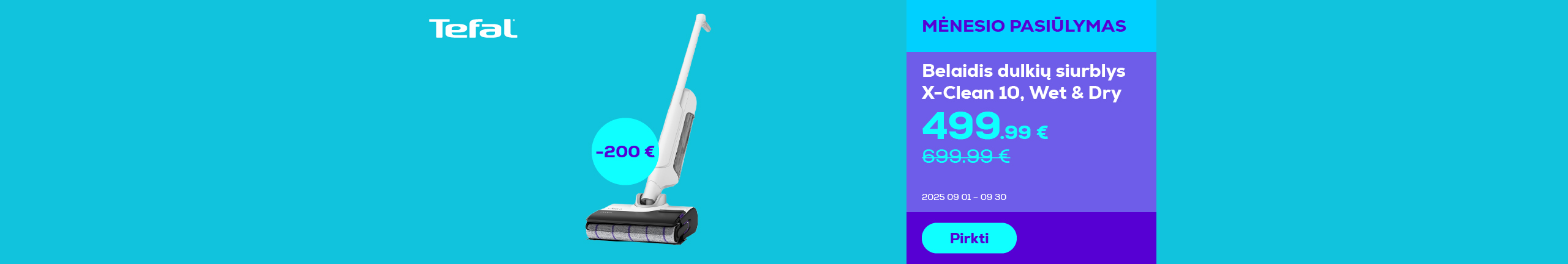 Cordless vacuum cleaner X-Clean 10, Wet & Dry