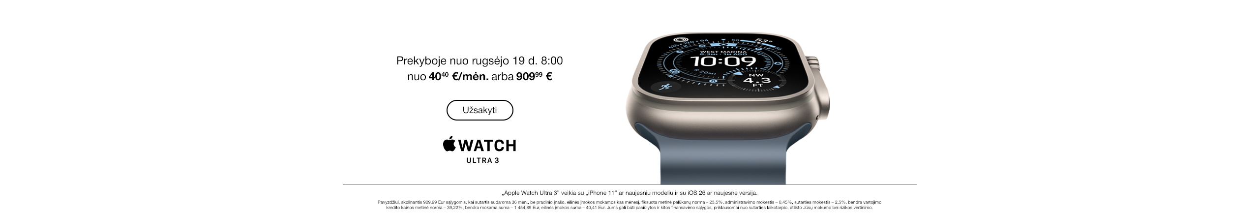 New Apple Watches and AirPods are now available for pre-order! AWultra3