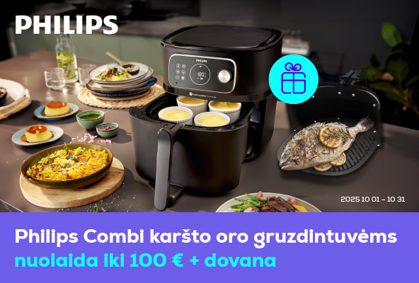 Скидка до 100 € на аэрогрили Philips Combi	