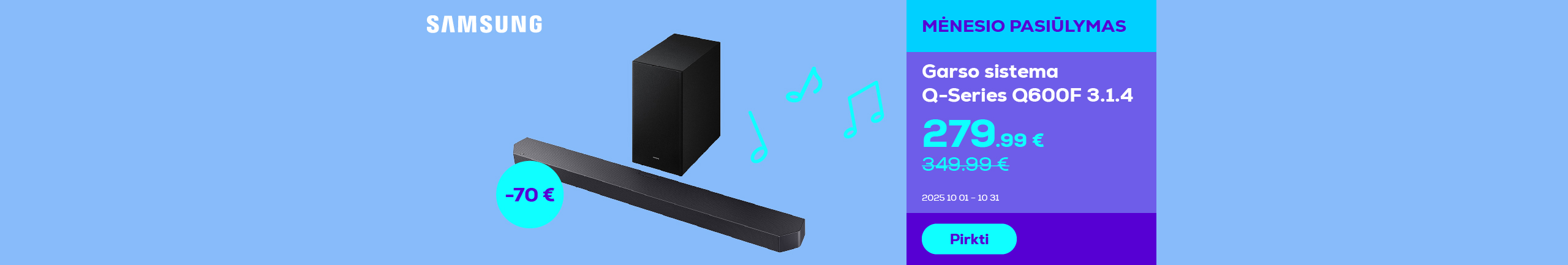 Samsung Soundbar Q-Series Q600F 3.1.4	