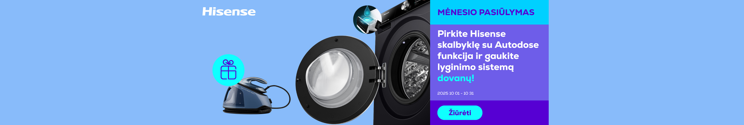 Gorenje ironing system as a gift