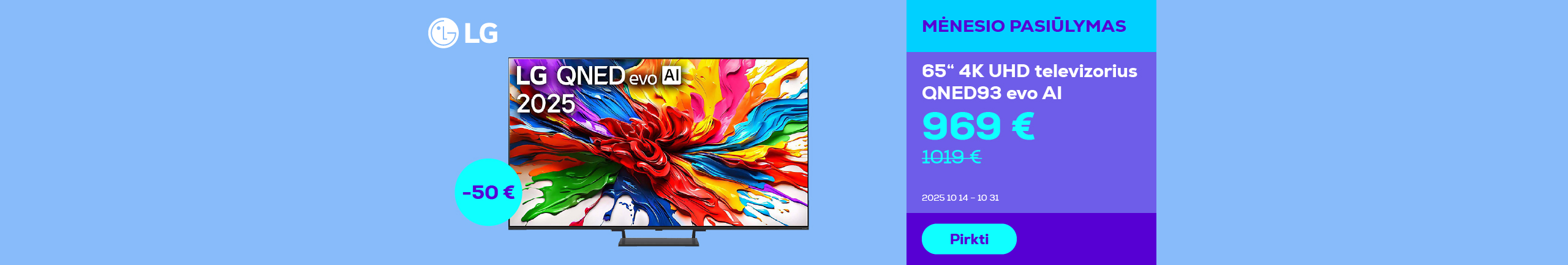 Puikūs pasiūlymai LG televizoriams