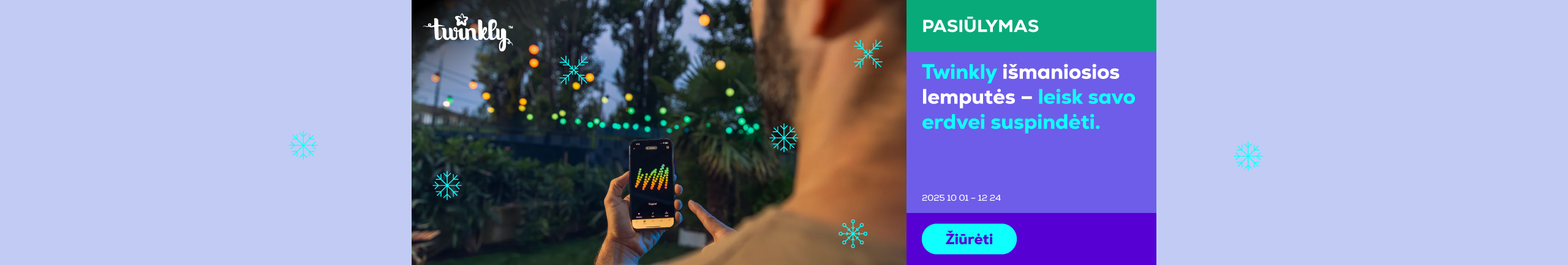 Tegul jūsų kambarys spindi su „Twinkly“ išmaniosiomis lemputėmis!