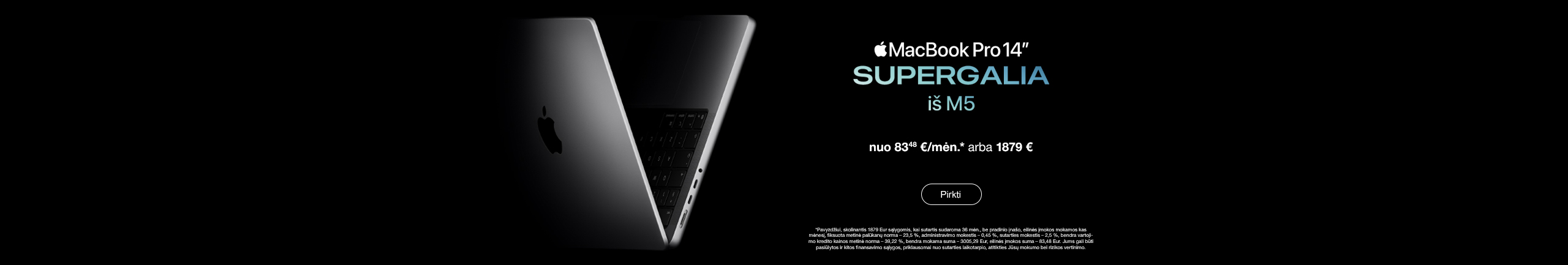 Nauji „MacBook Pro M5“	