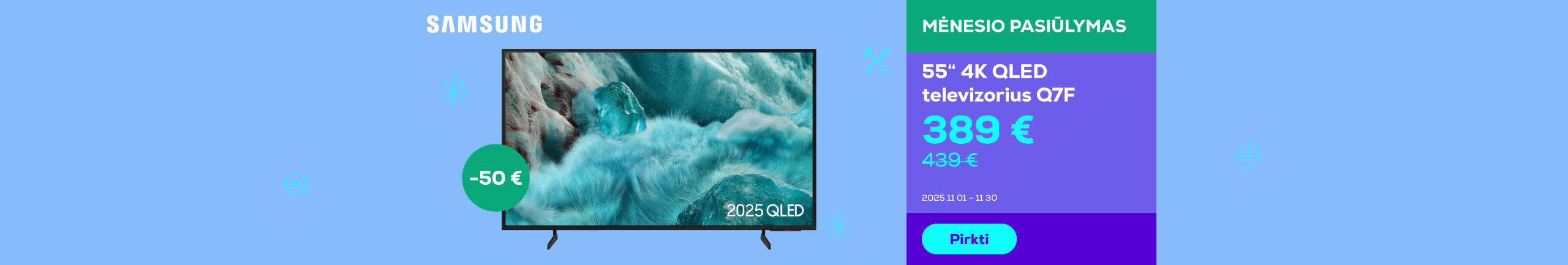Телевизор 55" 4K QLED Q7F	