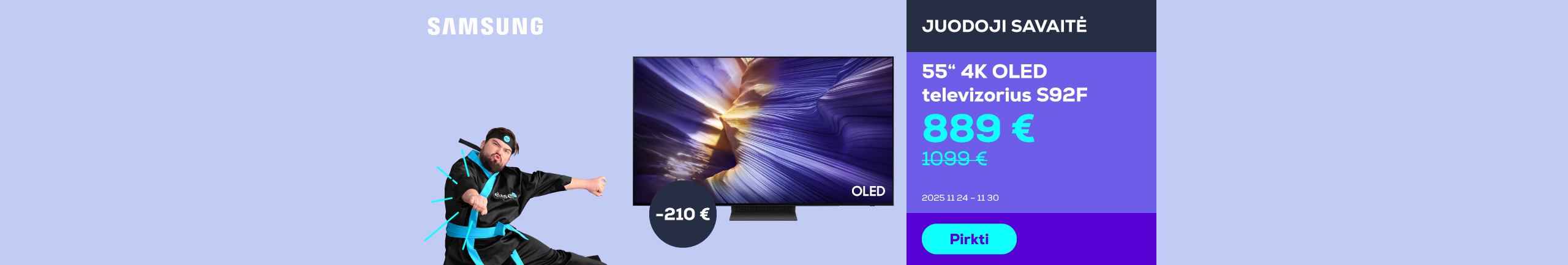 55" 4K OLED televizorius S92F	