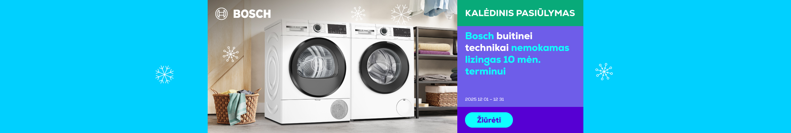 Great opportunity to buy Bosch home appliances with 0% interest	