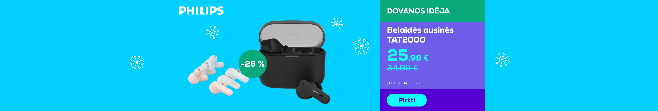 Wireless headphones TAT2000	