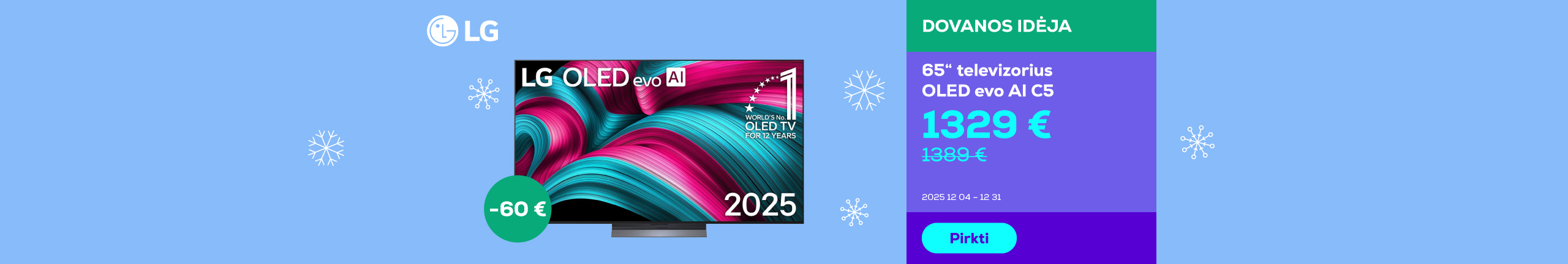 65" OLED evo AI C5 TV	