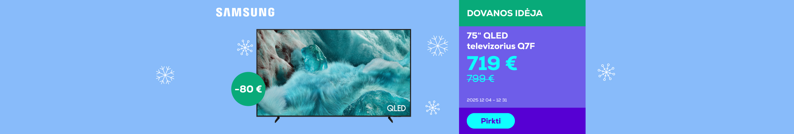 75" QLED televizorius Q7F	