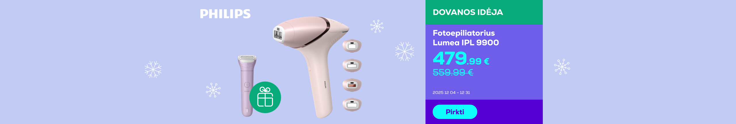 Fotoepiliatorius Lumea IPL 9900	