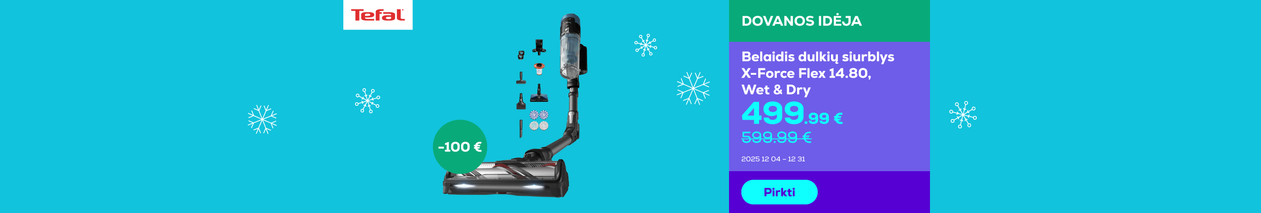 Cordless vacuum cleaner X-Force Flex 14.80