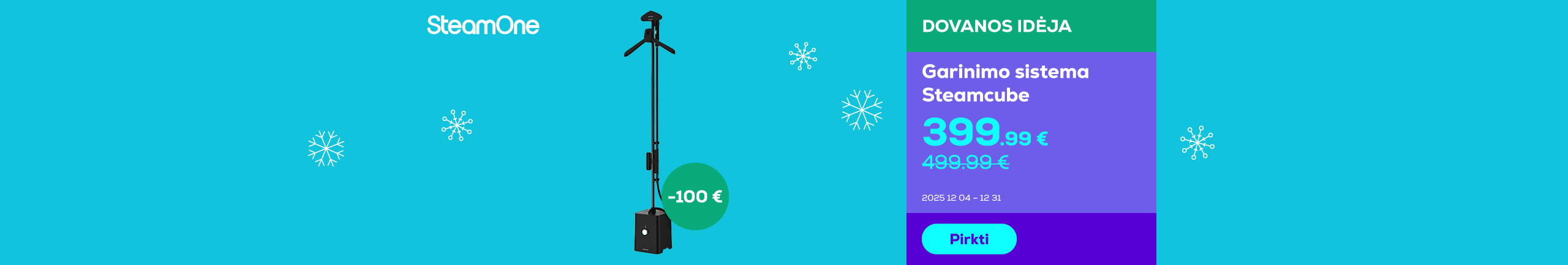 Garinimo sistema Steamcube