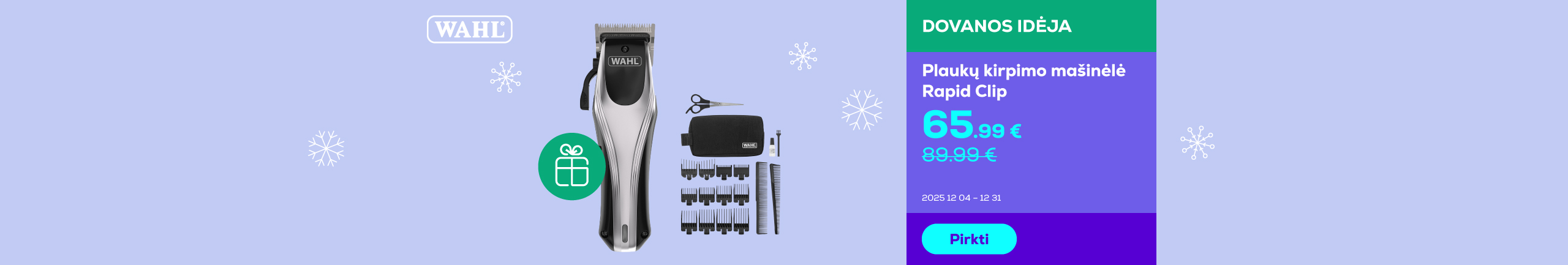 Rapid Clip hair clipper