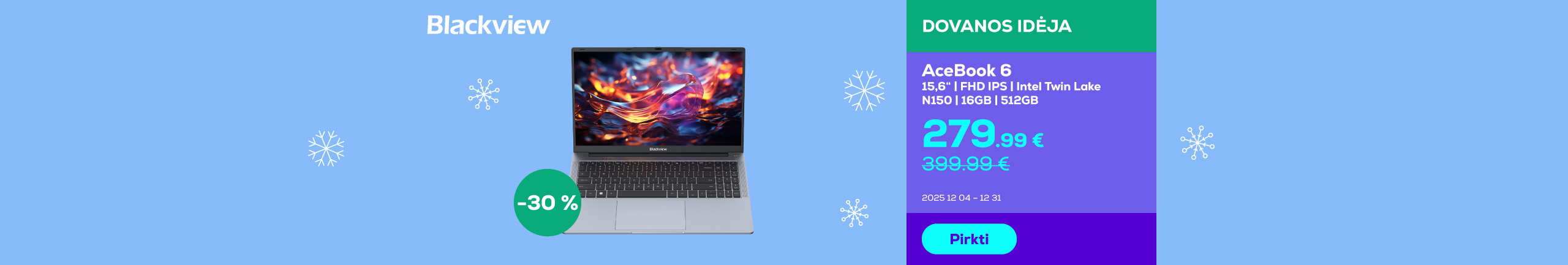 AceBook 6 15,6" | FHD IPS | Intel Twin Lake N150| 16GB | 512GB 	