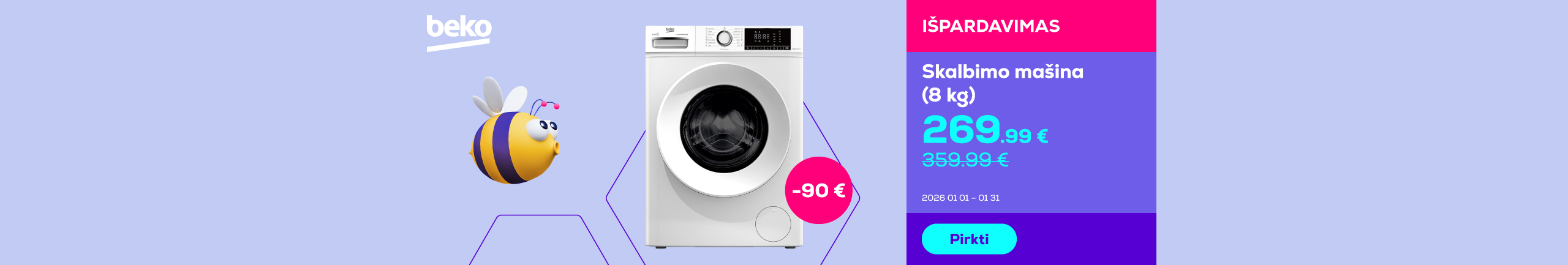 Washing machine (8 kg)	