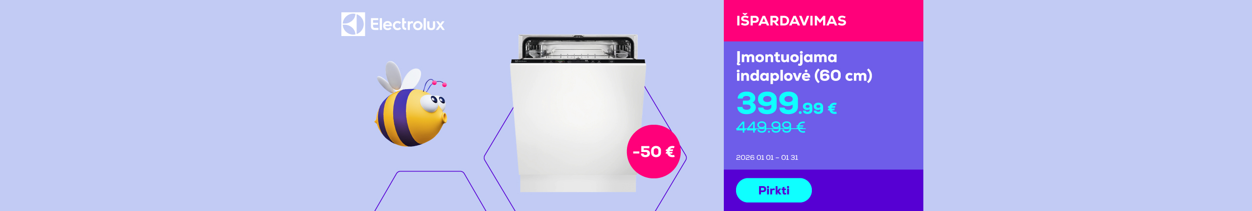 Built-in dishwasher (60 cm)	