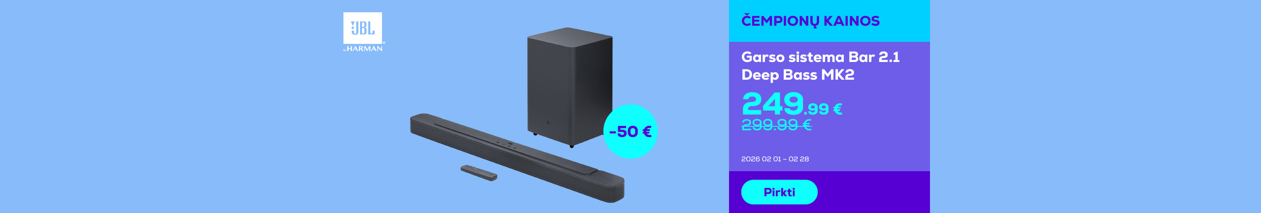 Soundbar Bar 2.1 Deep Bass MK2	