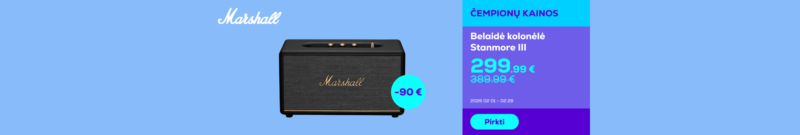 Wireless home speaker Stanmore III	