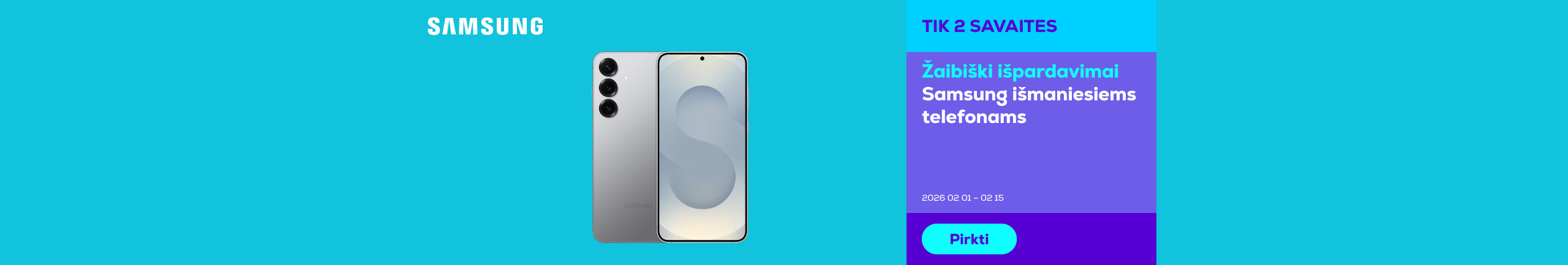 Žaibiški išpardavimai Samsung išmaniesiems telefonams	