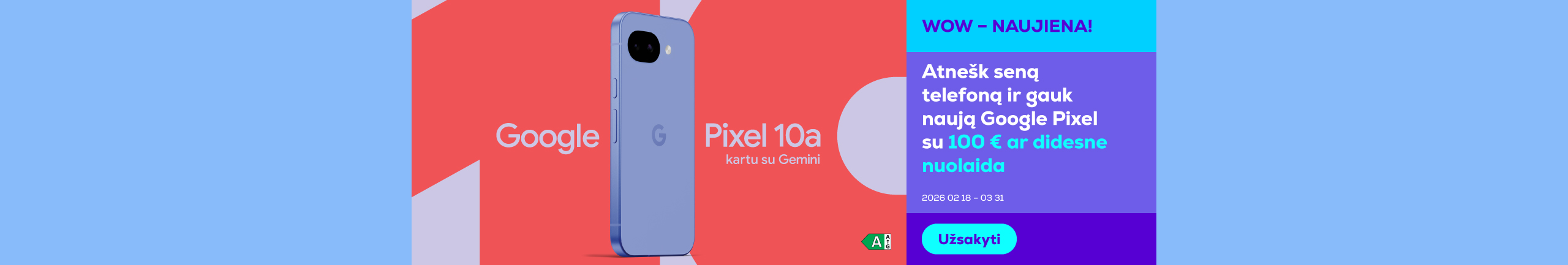 100€ additional discount // TRADE IN (label on product card) 