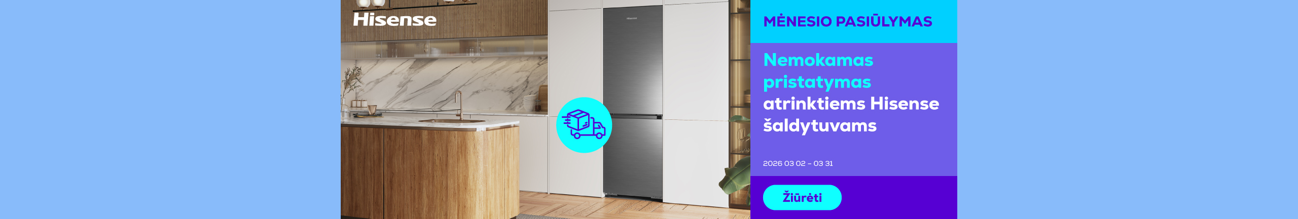 Nemokamas pristatymas iki durų