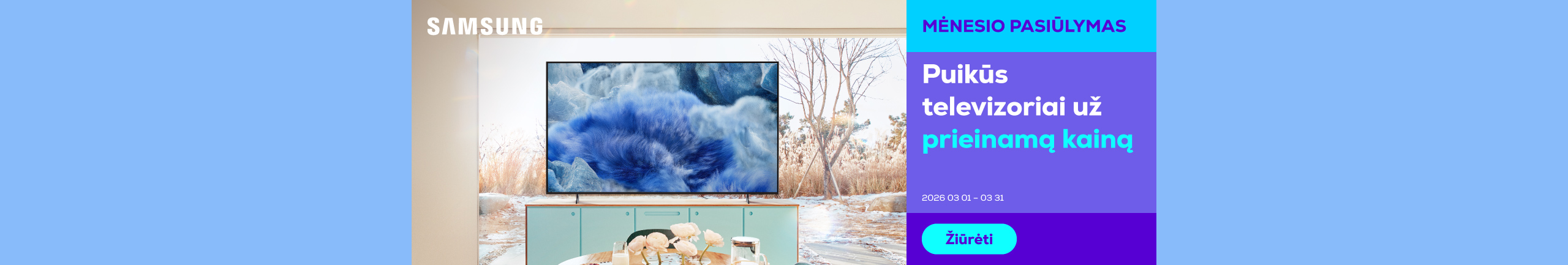 Discounts on selected Samsung TVs	