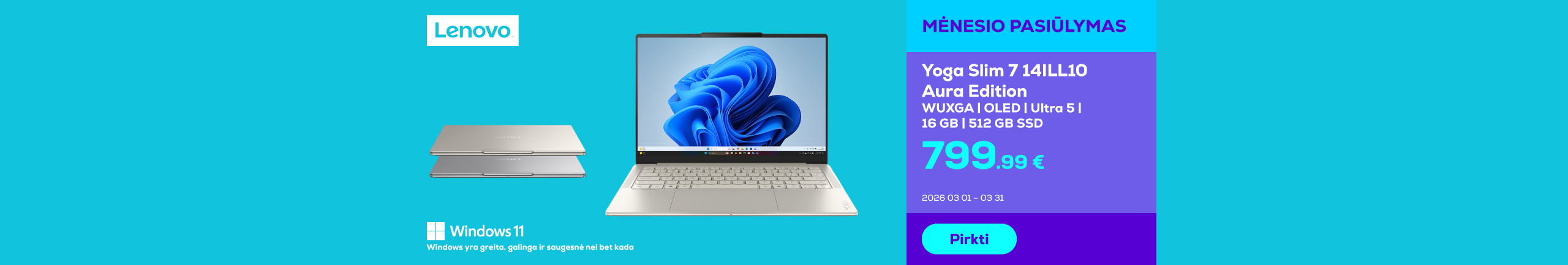 Nešiojamasis kompiuteris Yoga Slim 7	