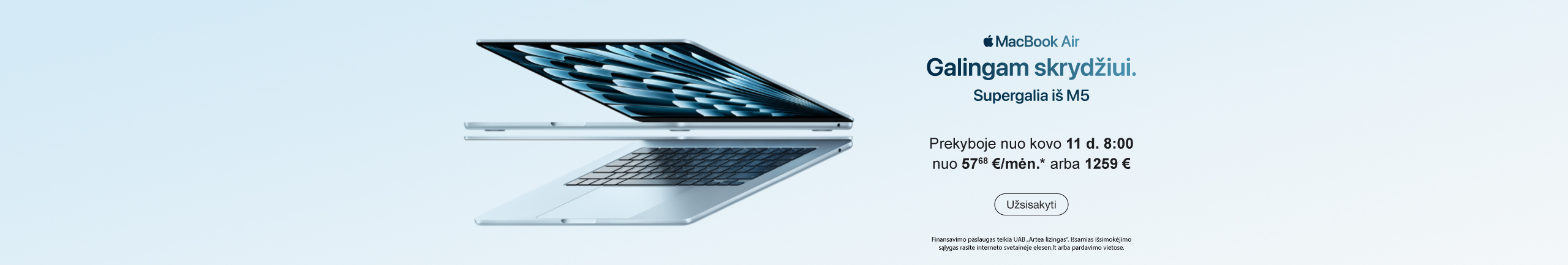 Įsigyk savo naują Apple įrenginį jau šiandien!	