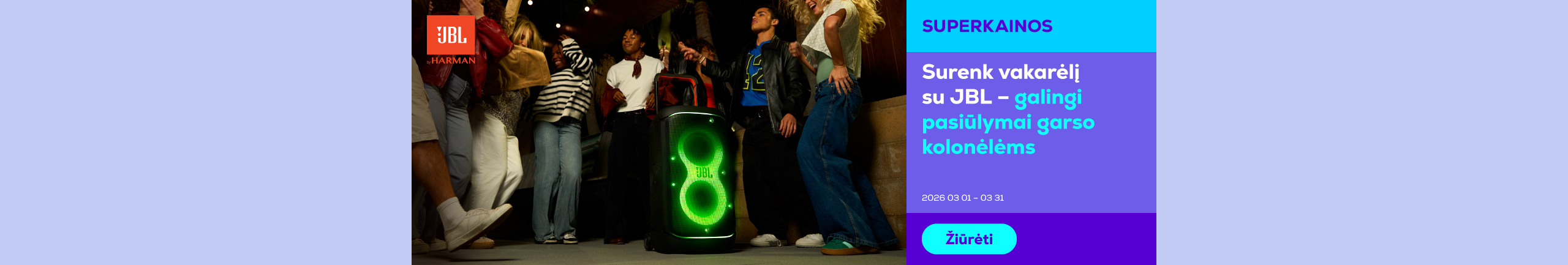 Throw a party with JBL – powerful deals on speakers	