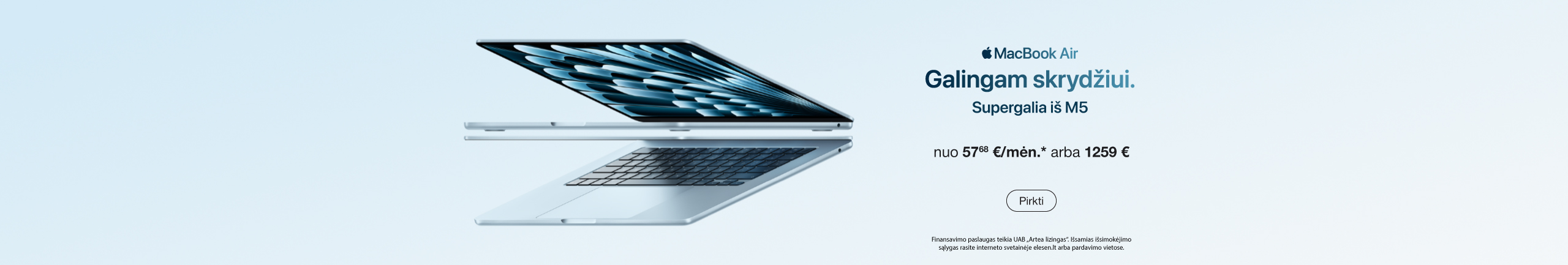 Įsigyk savo naują Apple įrenginį jau šiandien!	