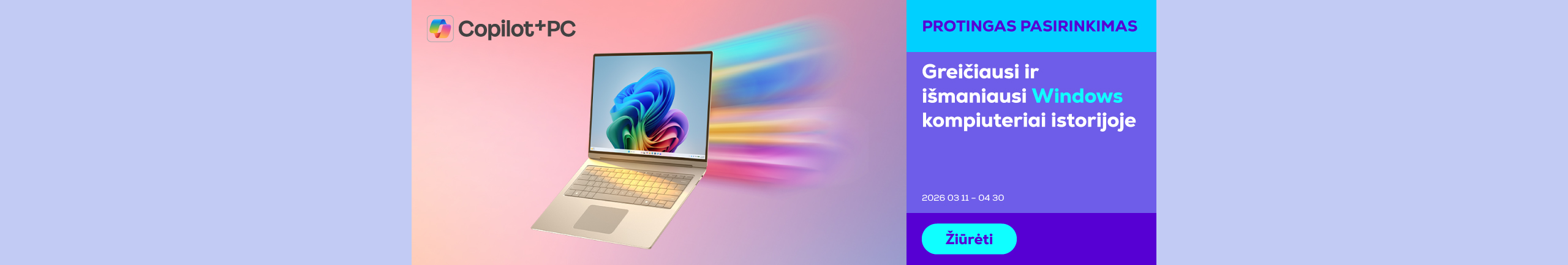 Can't choose wrong with Microsoft Copilot laptop! 	