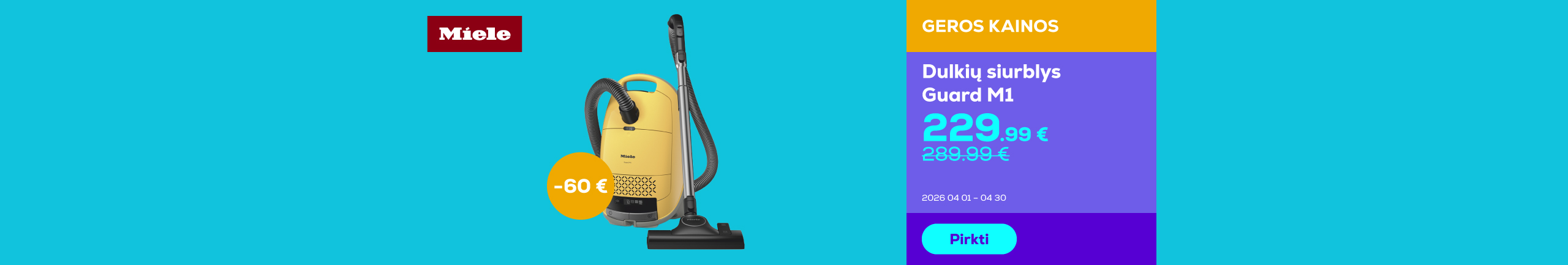 Dulkių siurblys Guard M1	