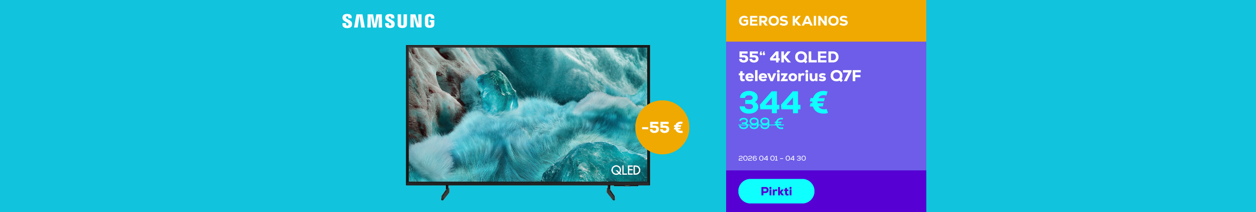 55" 4K QLED Q7F TV	