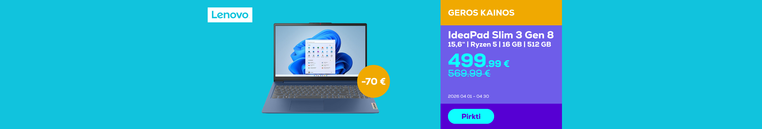 IdeaPad Slim 3 notebook	