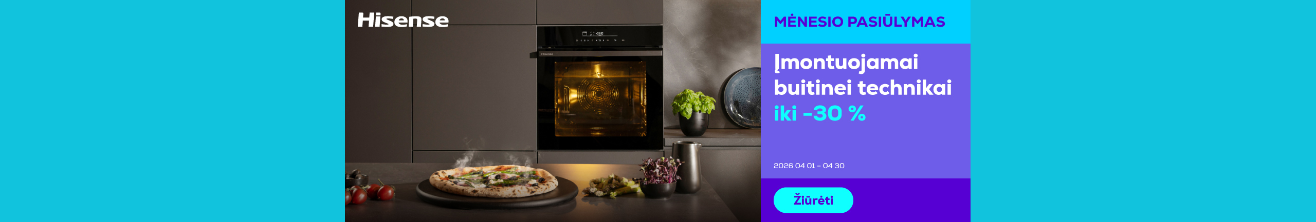 Built-in household appliances up to -30 %"	