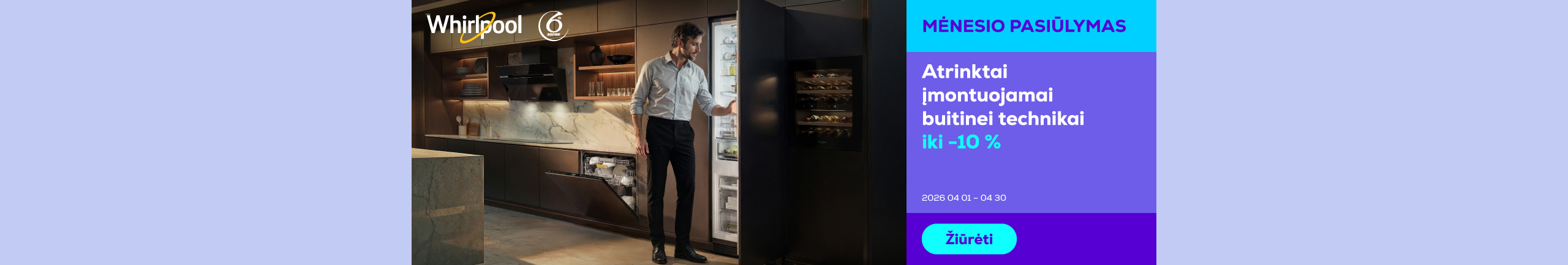 Selected built-in appliances up to -10 %	