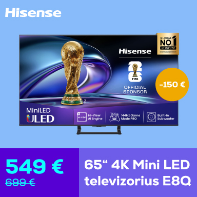 65" 4K Mini LED televizorius E8Q